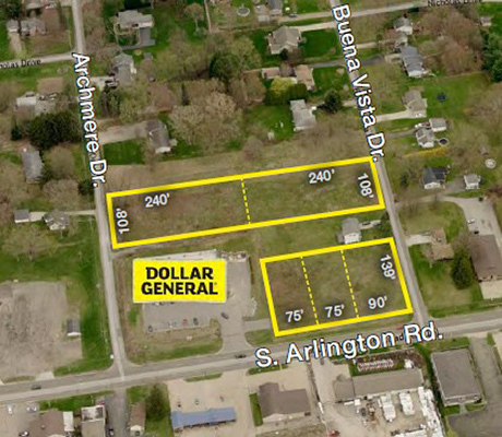 2489 S. Arlington Rd. & Buena Vista Dr., Akron, OH for Sale