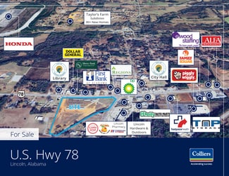 Lincoln, AL Commercial - Hwy 78 & Magnolia St Lincoln, AL Commercial - Hwy 78 & Magnolia St