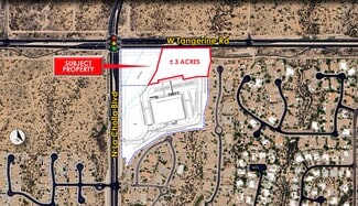 Oro Valley, AZ Commercial Land - Tangerine Rd