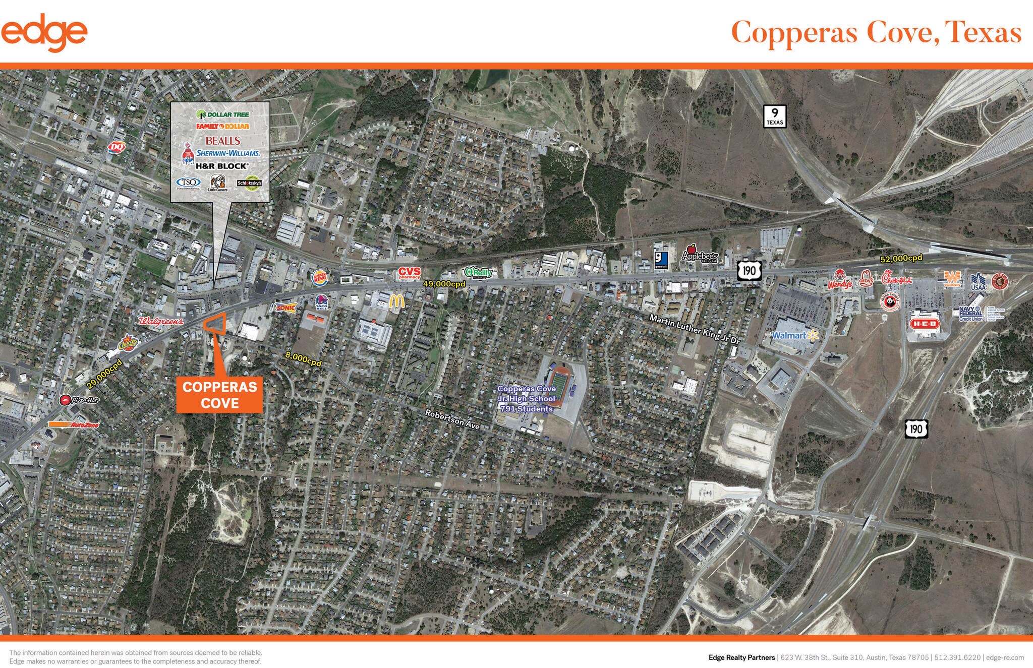 Hwy 190 & E. Robertson Ave, Copperas Cove, TX for Rent