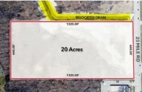 Macomb Township, MI Commercial - 18074 23 Mile Rd