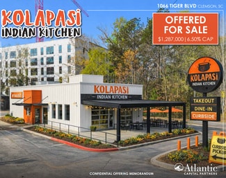 Clemson, SC Restaurant - 1066 Tiger Blvd