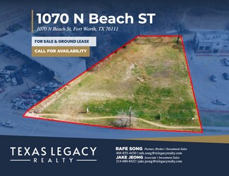Fort Worth, TX Commercial Land - 1070 Beach st