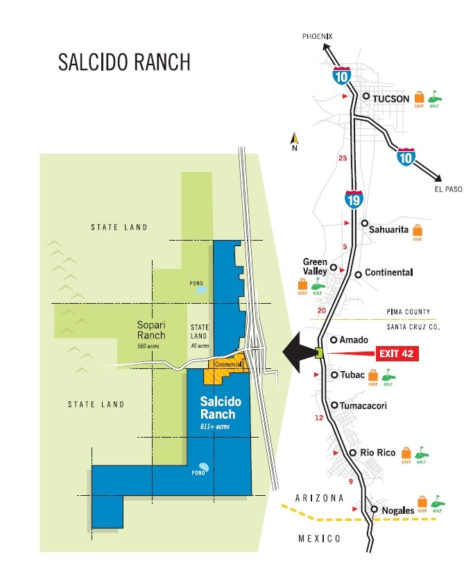 I-19 Fwy @ Exit 42, Amado, AZ for Sale