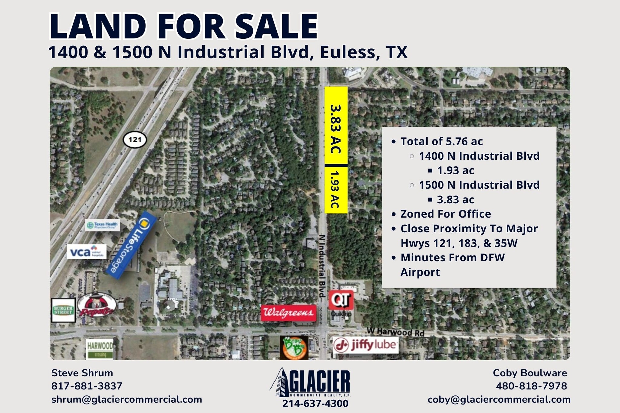 1400 N Industrial Blv, Euless, TX for Sale