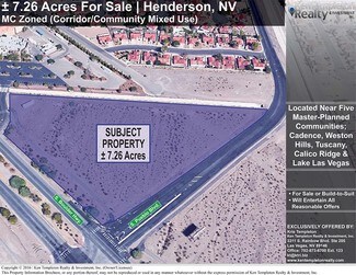 Henderson, NV Commercial Land - S Boulder Hwy