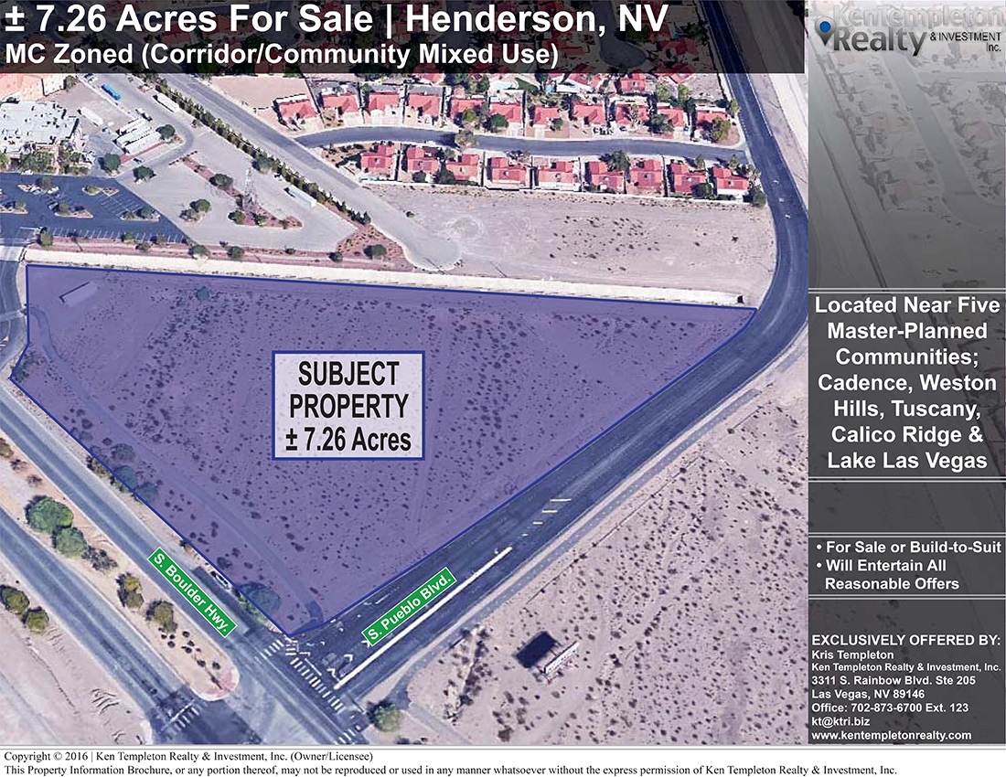 S Boulder Hwy, Henderson, NV for Sale