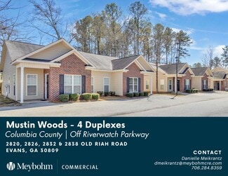 Mustin Woods | 8 Units | Evans. GA, clos