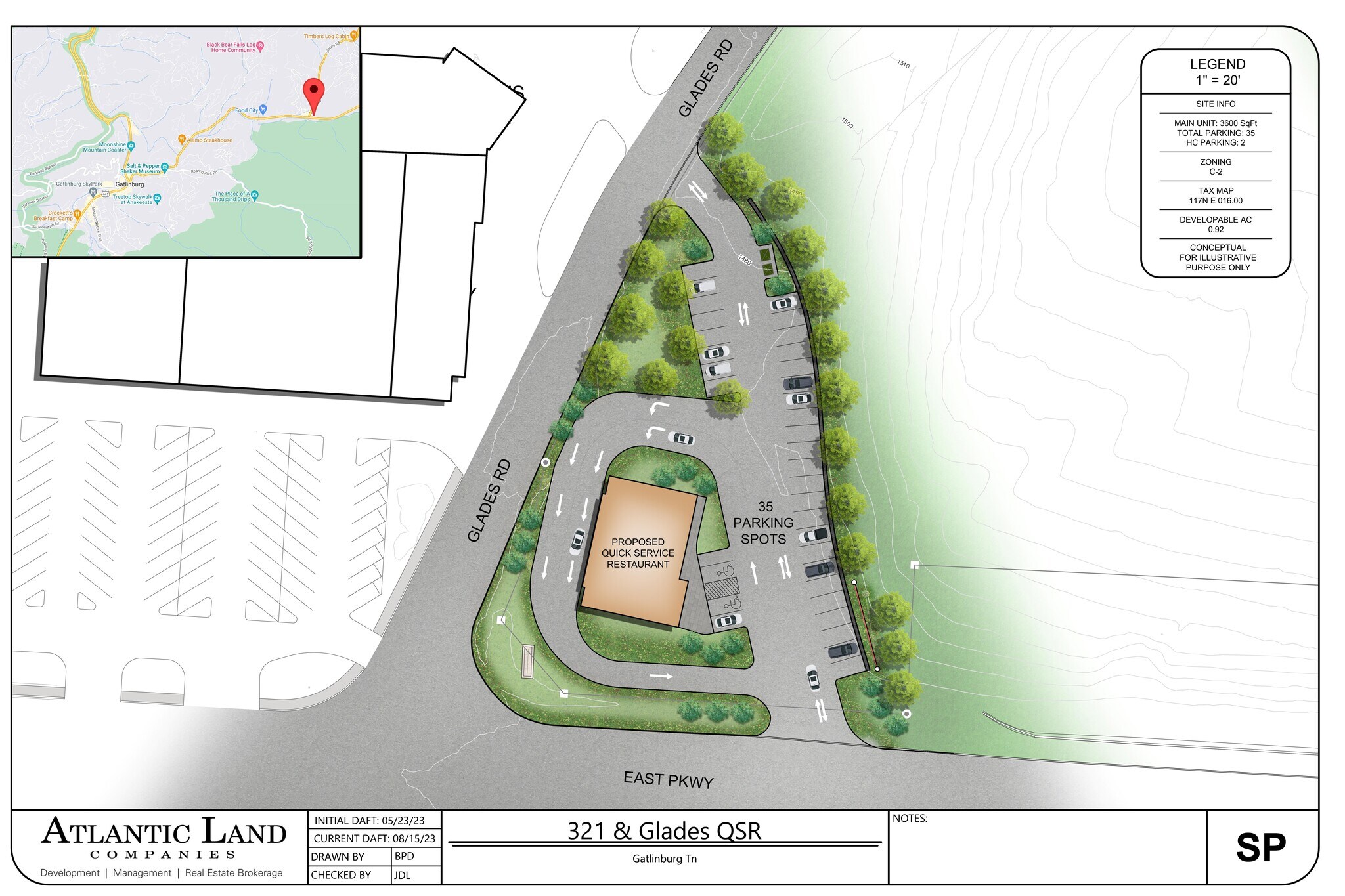 US-321 & Glades Rd, Gatlinburg, TN for Rent