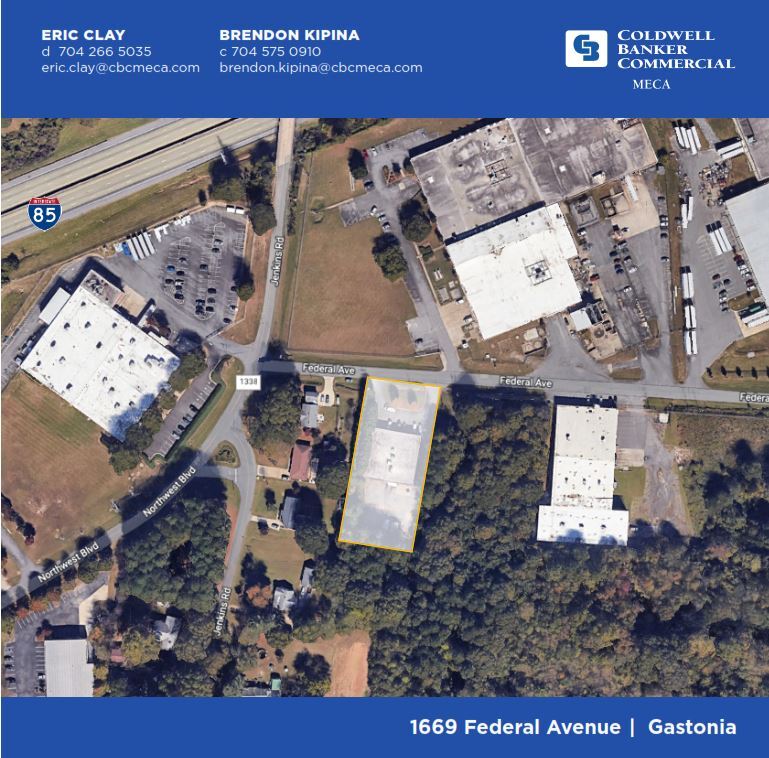 1669 Federal St Gastonia, NC 28052 Industrial Property for Sale on