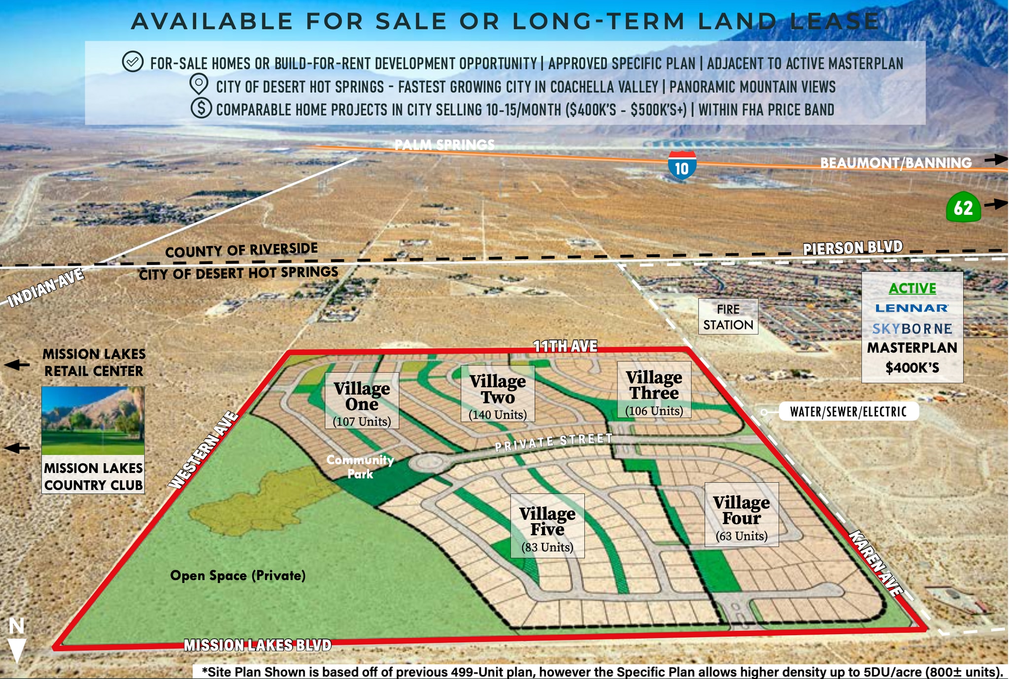 Mission Lakes, Desert Hot Springs, CA for Sale