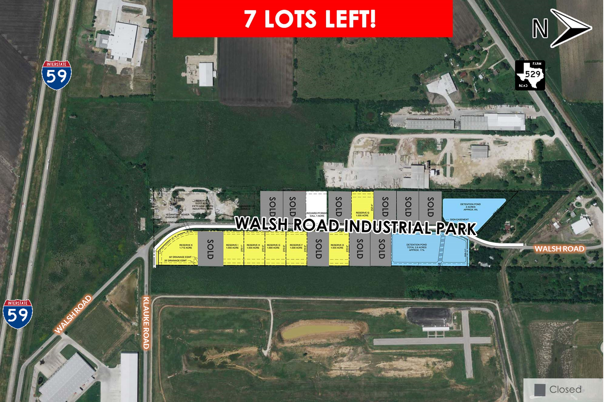 Walsh Rd, Rosenberg, TX for Sale