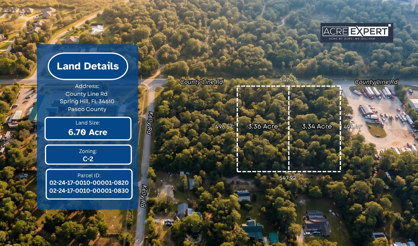 County Line Rd, Spring Hill, FL for Sale