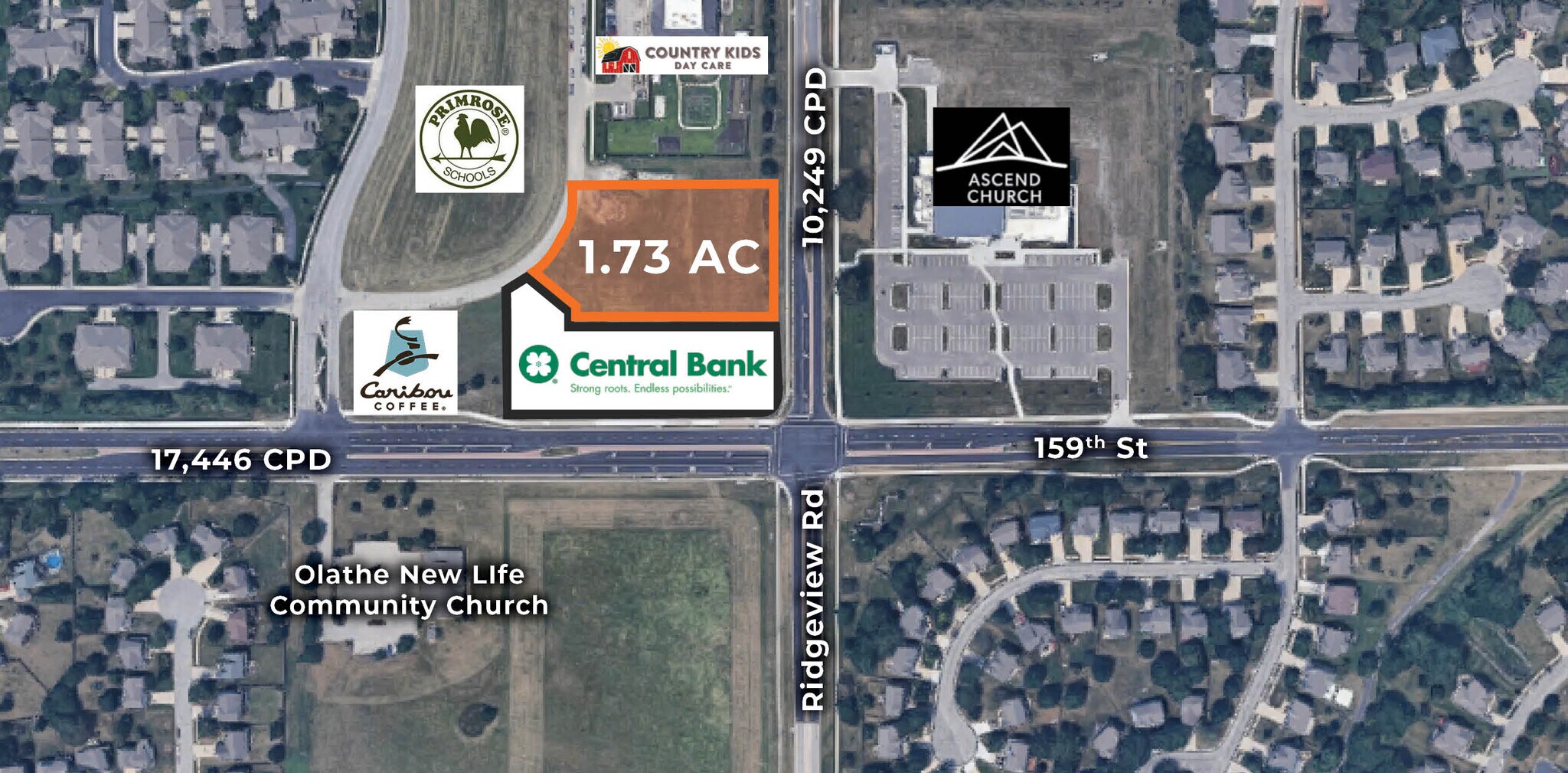 159th St @ Ridgeview Rd, Olathe, KS for Sale