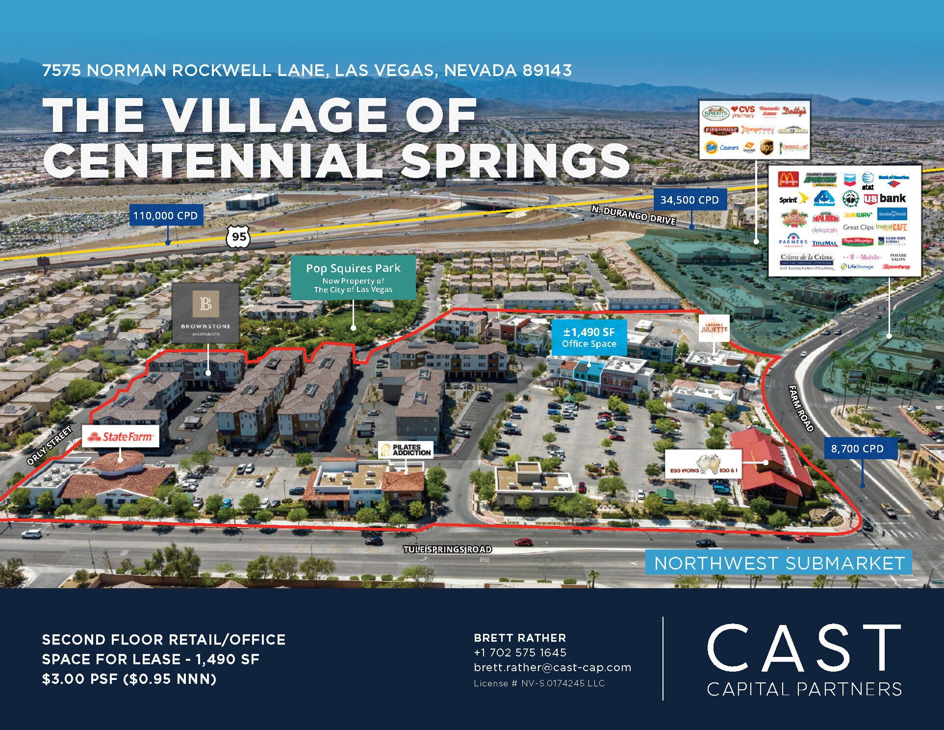 7557 Norman Rockwell Ln, Las Vegas, NV for Rent