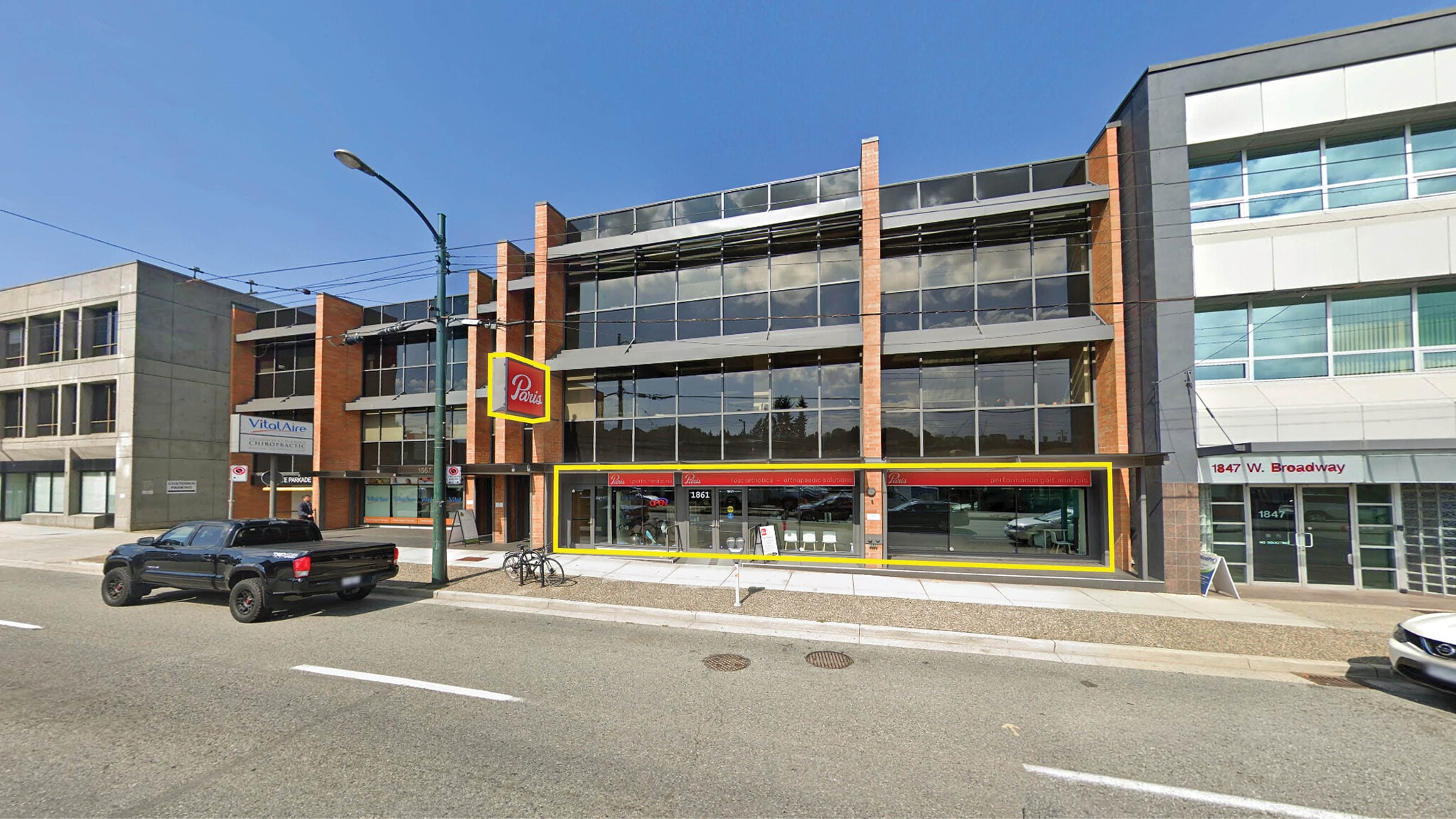 1861-1869 Broadway W, Vancouver, BC for Rent