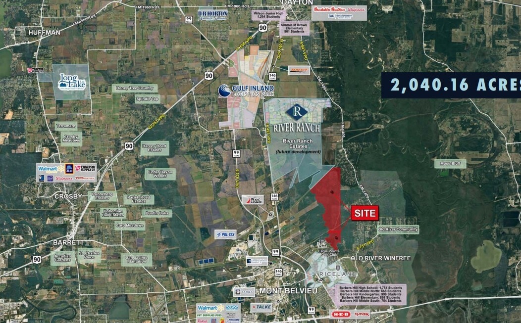 Hwy 146 & FM 1409, Mont Belvieu, TX for Sale