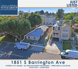 Los Angeles, CA Residential Land - 1851 S Barrington Ave Los Angeles, CA Residential Land - 1851 S Barrington Ave