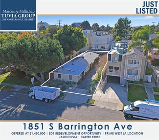 Los Angeles, CA Residential - 1851 S Barrington Ave Los Angeles, CA Residential - 1851 S Barrington Ave