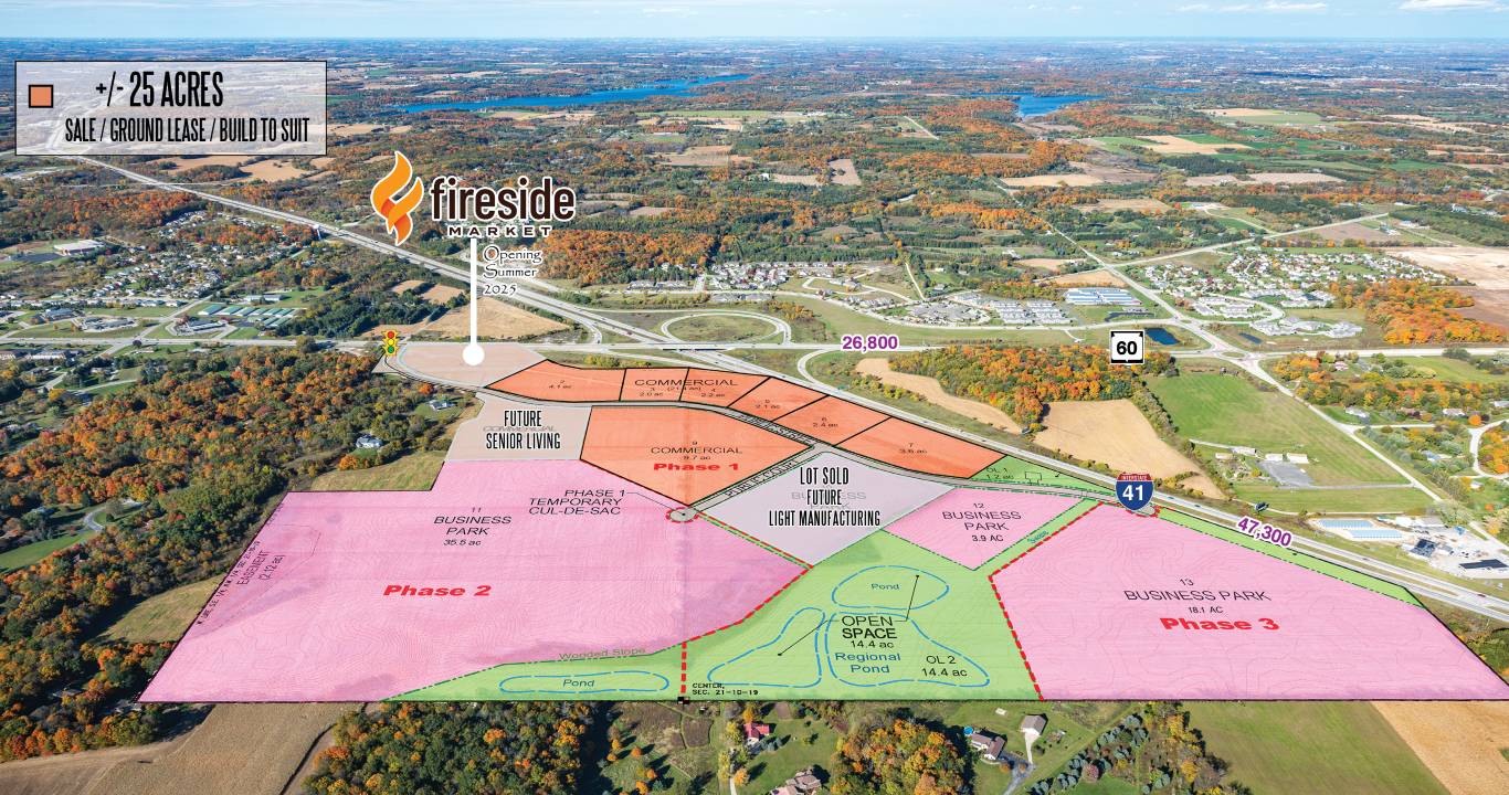 SWQ I-41 & State Road 60, Slinger, WI for Sale