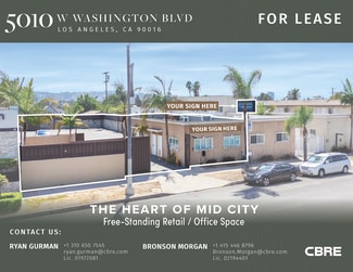 Los Angeles, CA Office/Retail - 5010 W Washington Blvd Los Angeles, CA Office/Retail - 5010 W Washington Blvd