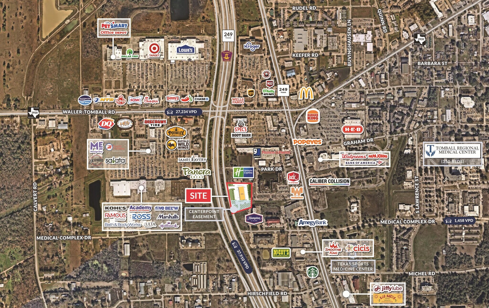 NEQ Tomball Parkway & Medical Complex Dr, Tomball, TX for Sale