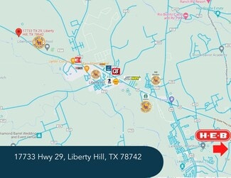 Liberty Hill, TX Commercial Land - 17733 Highway 29
