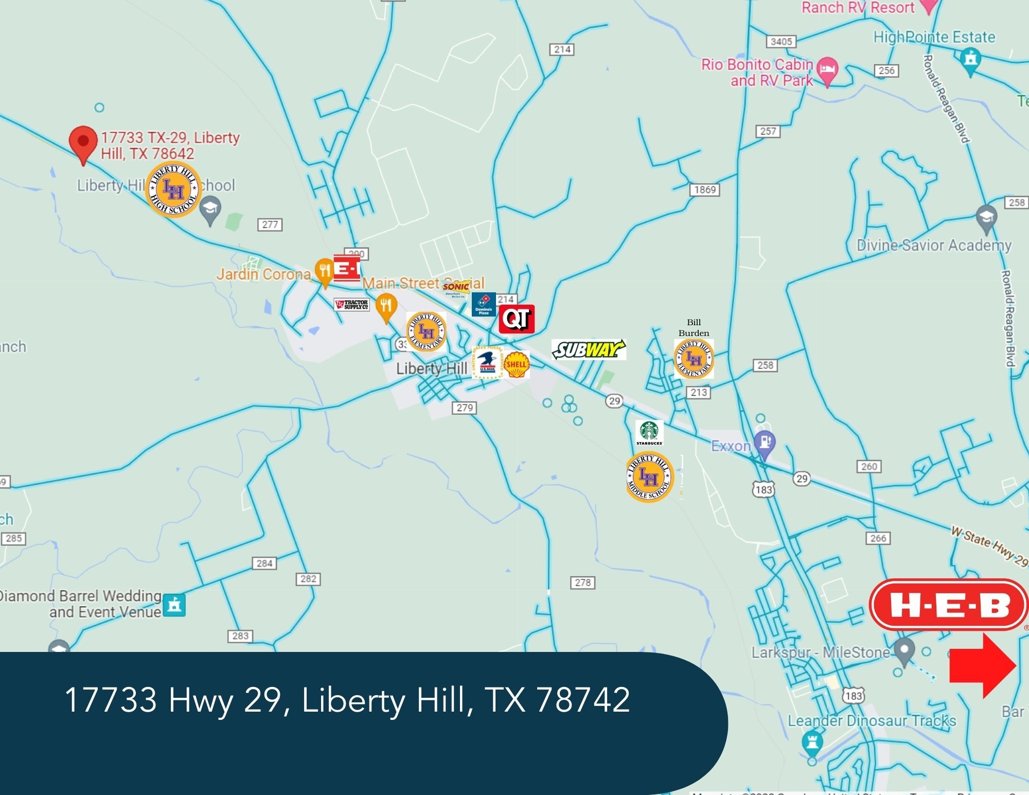 17733 Highway 29, Liberty Hill, TX for Sale