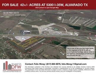 Alvarado, TX Commercial Land - 35 S Ih W