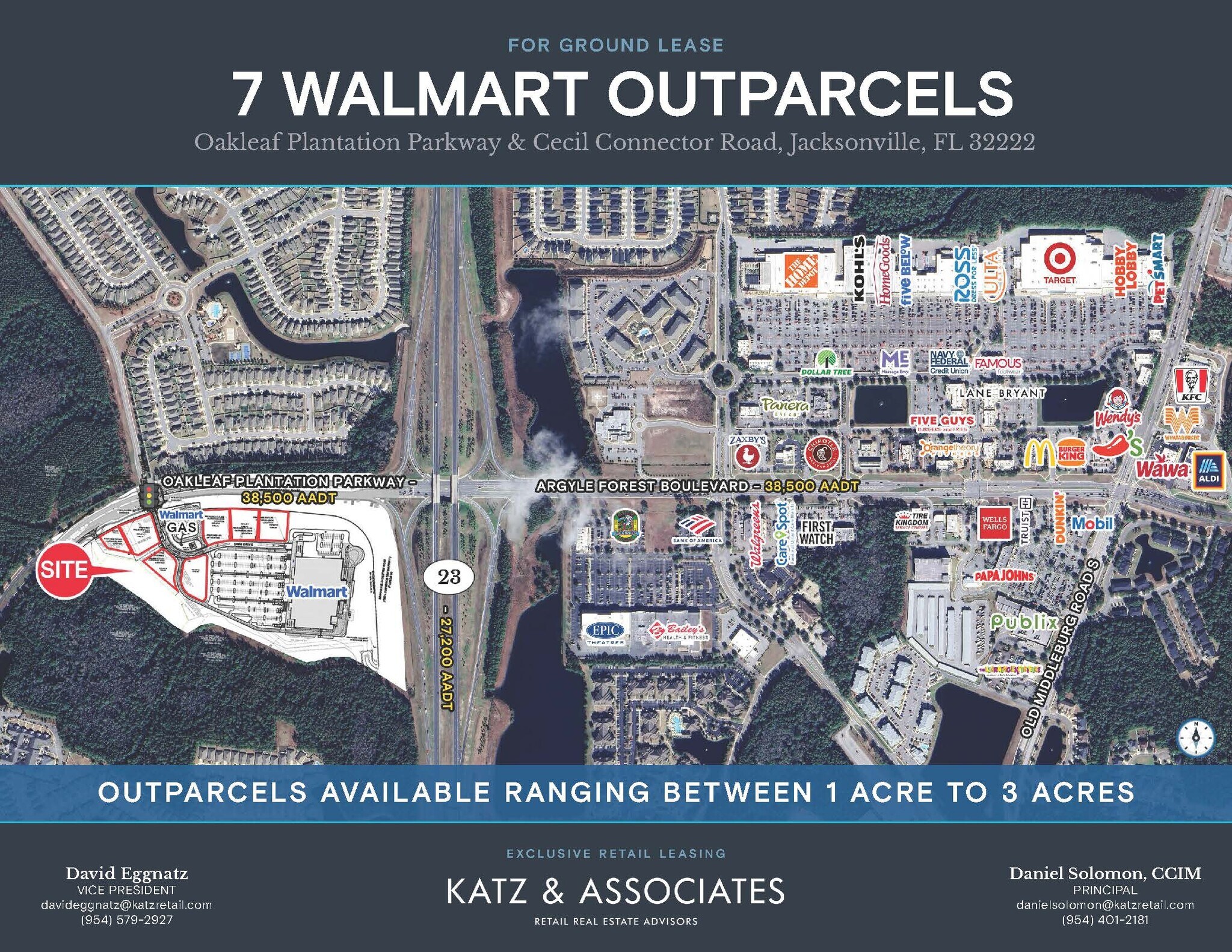SWC Oakleaf Plantation Pky & Cecile Commerce Center Pk, Jacksonville, FL for Rent