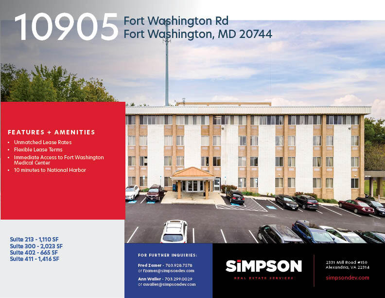 10905 Fort Washington Rd, Fort Washington, MD for Rent