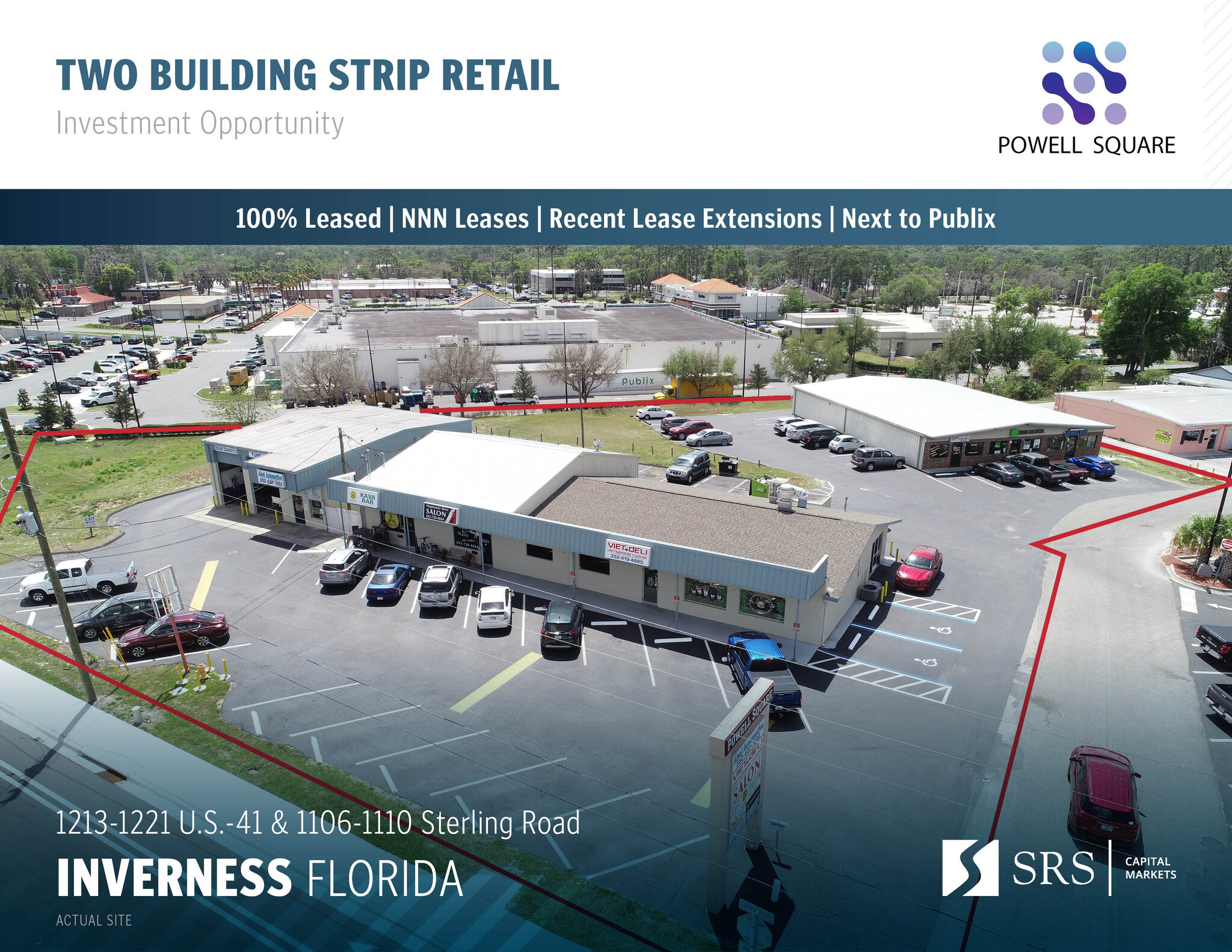 1213-1221 US 41 & 1106 - 1110 Sterling Rd, Inverness, FL for Sale