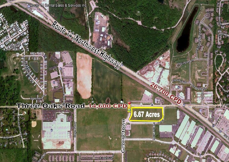 SEC Three Oaks & Georgetown Rd, Cary, IL for Sale