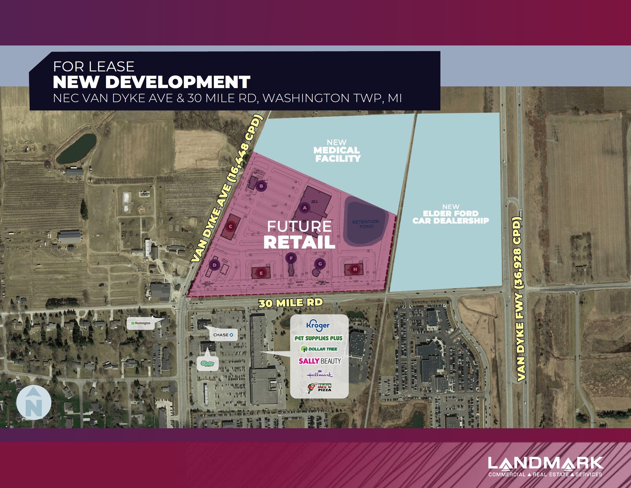 30 Mile Road & Van Dyke Ave, Washington Township, MI for Rent