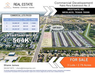 Weslaco, TX Commercial Land - 1805 N. Westgate Drive
