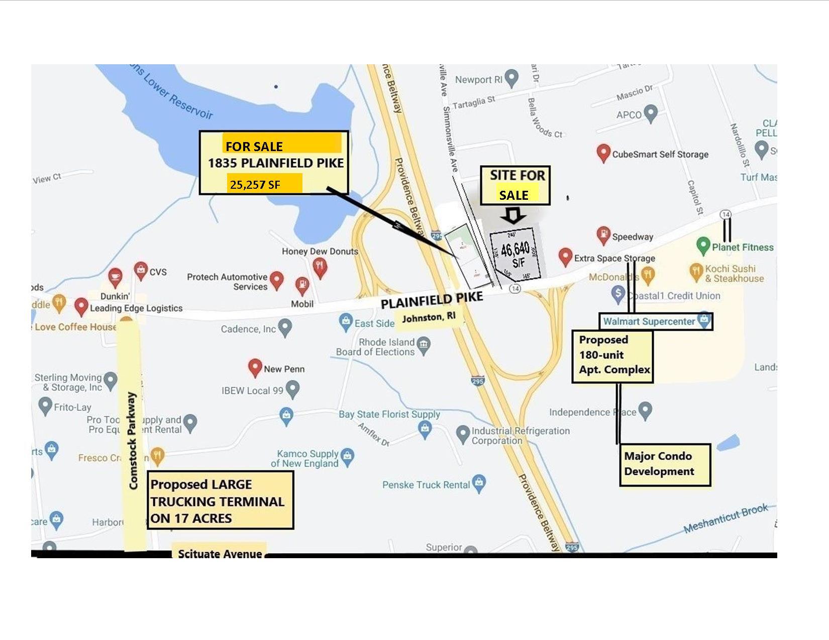 Simmonsville Avenue @ Plainfield Pike, Johnston, RI for Sale