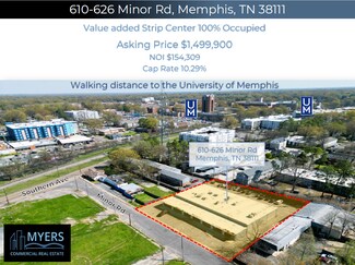 Memphis, TN Storefront - 610-626 Minor Rd