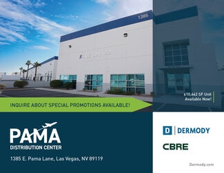 Las Vegas, NV Industrial - 1385 Pama Ln Las Vegas, NV Industrial - 1385 Pama Ln