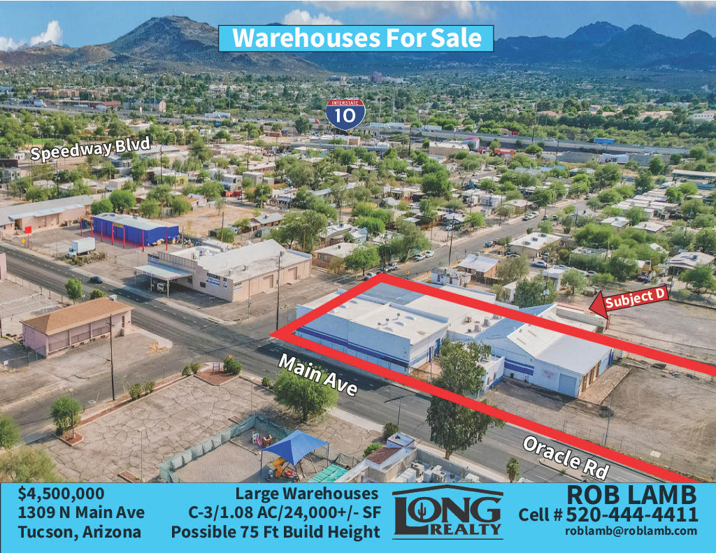 1309 N Main Ave, Tucson, AZ for Sale