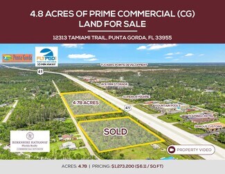 Punta Gorda, FL Commercial Land - 12313 Tamiami