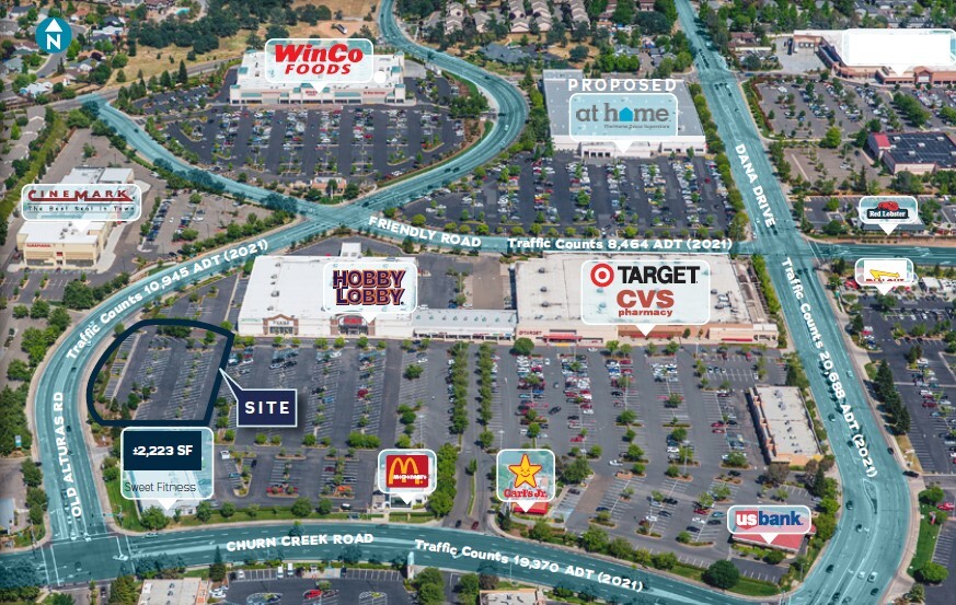 1325-1335 Churn Creek Rd, Redding, CA for Rent