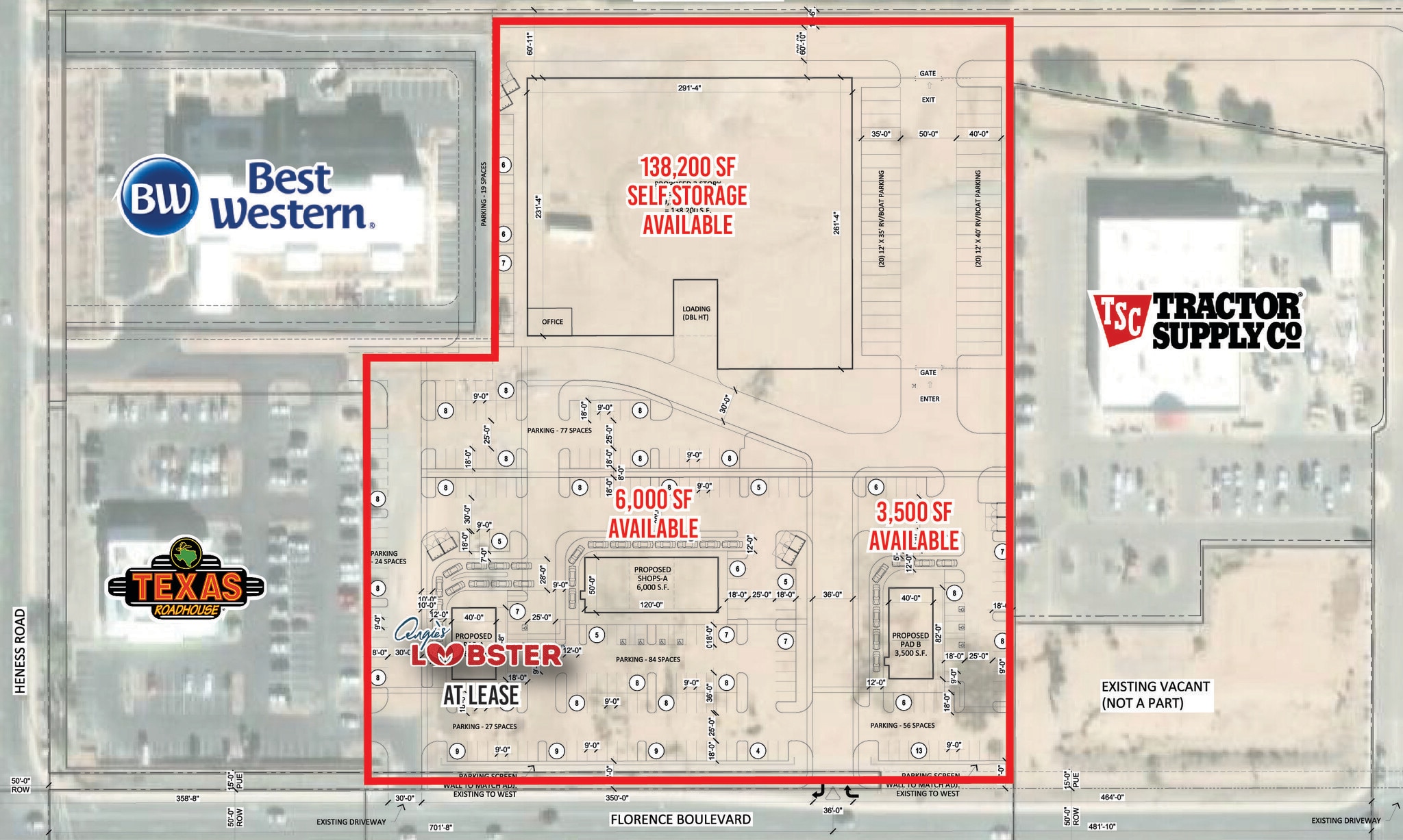 E/NEC Florence Blvd & Henness Rd, Casa Grande, AZ for Rent