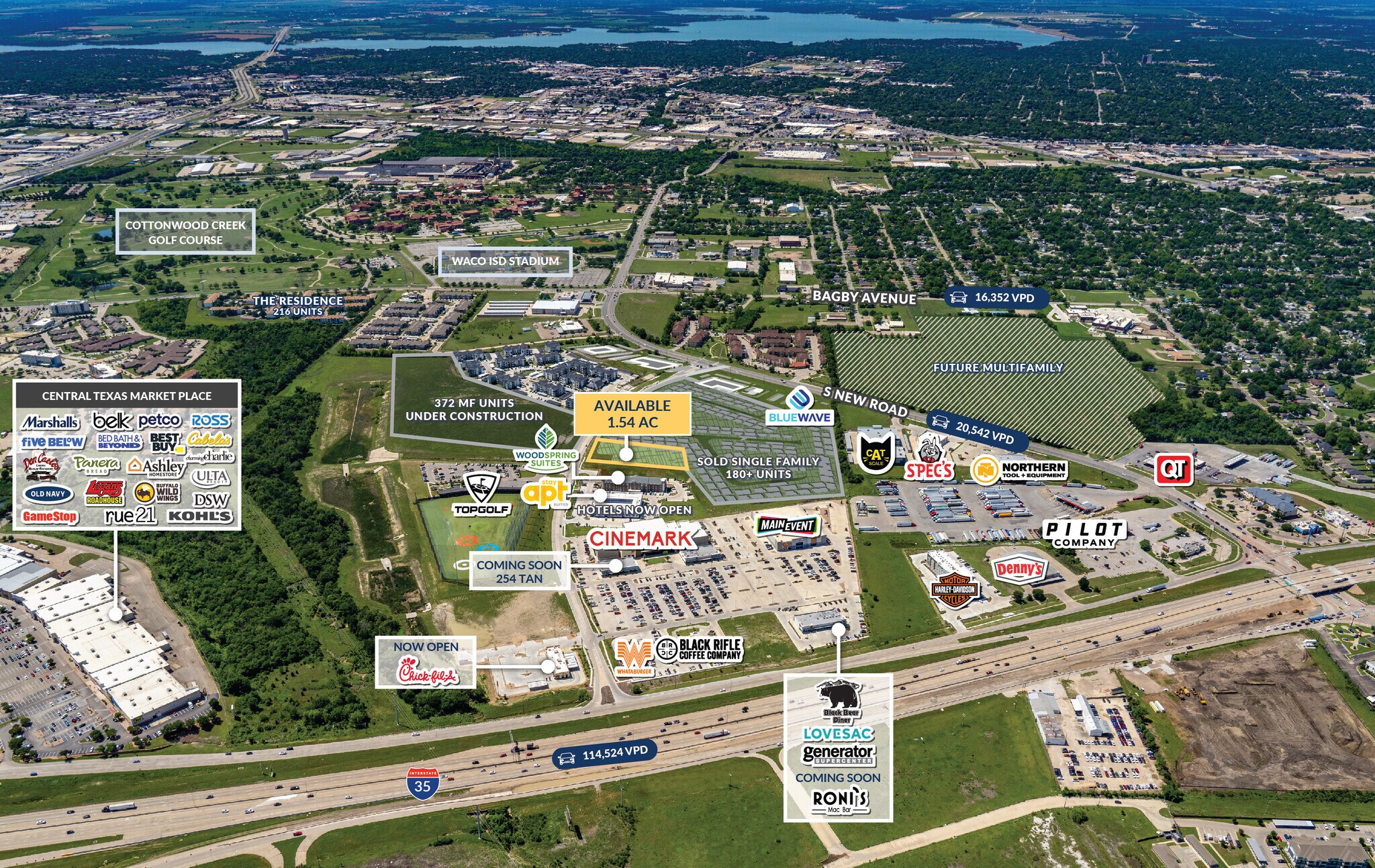 I-35 S and Creekview Way, Waco, TX for Sale