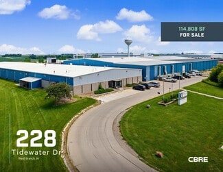 West Branch, IA Industrial - 228 Tidewater Dr West Branch, IA Industrial - 228 Tidewater Dr