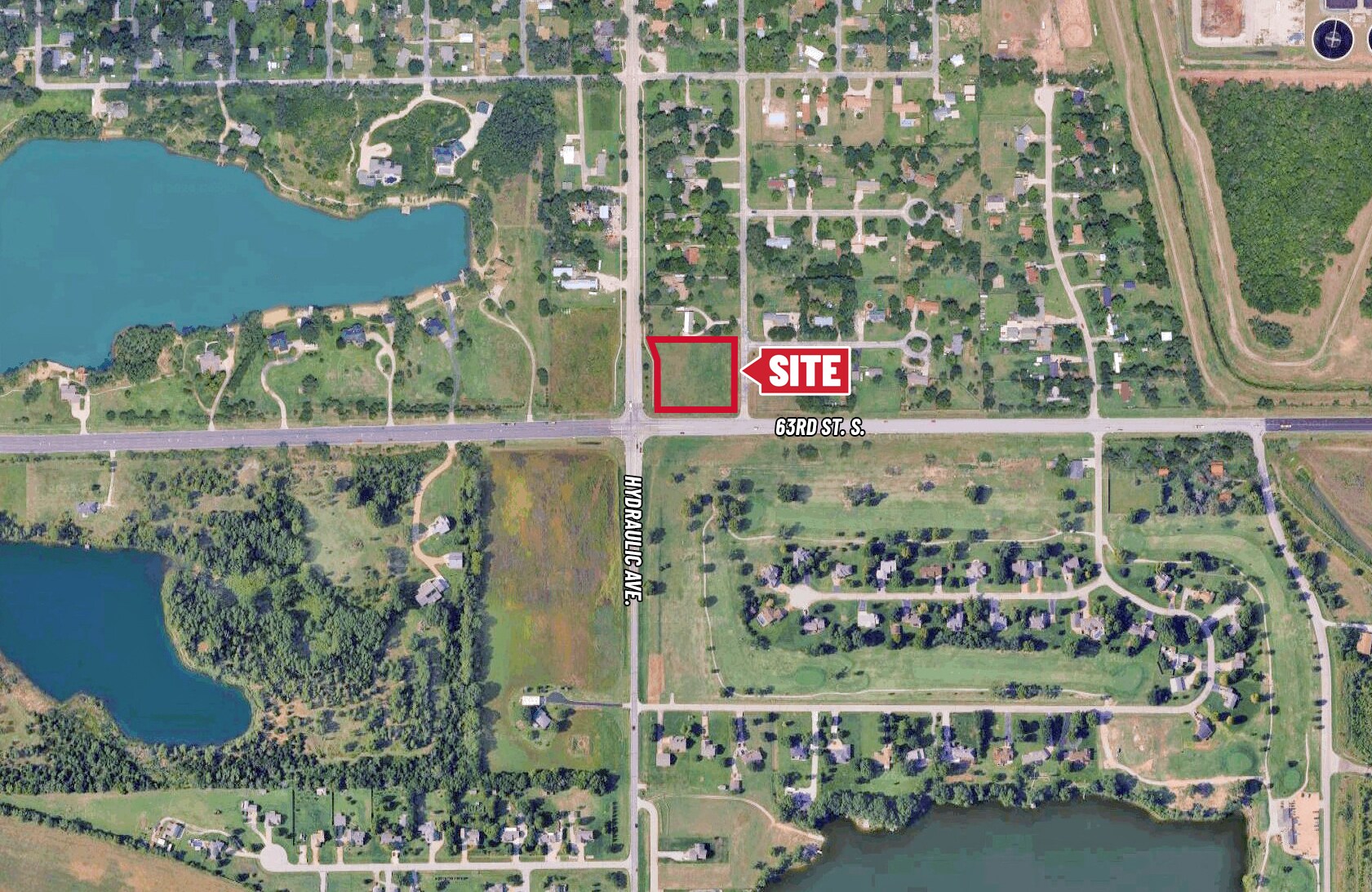 Hydraulic & 63rd St. South, NE/c, Wichita, KS for Sale