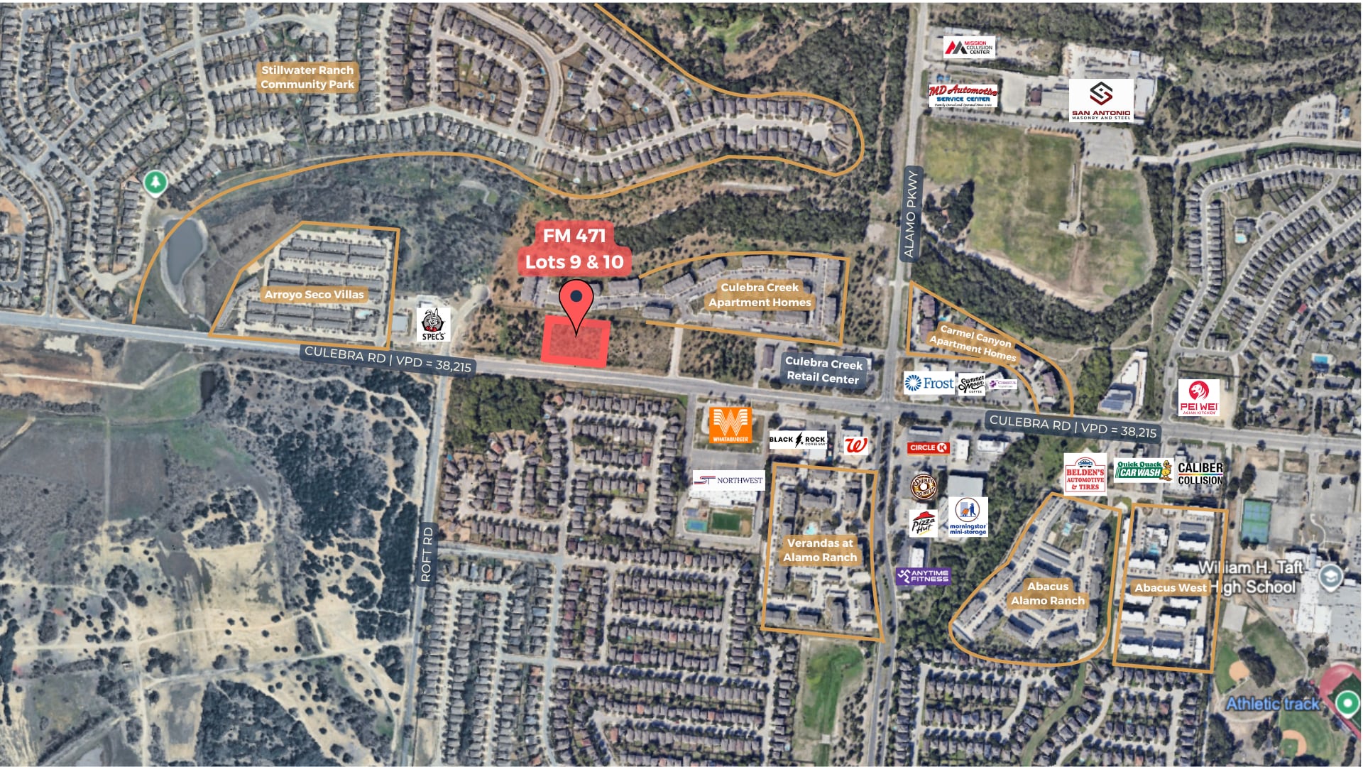 Culebra Rd & Alamo Ranch Pkwy ±1.31 Acres, San Antonio, TX for Sale