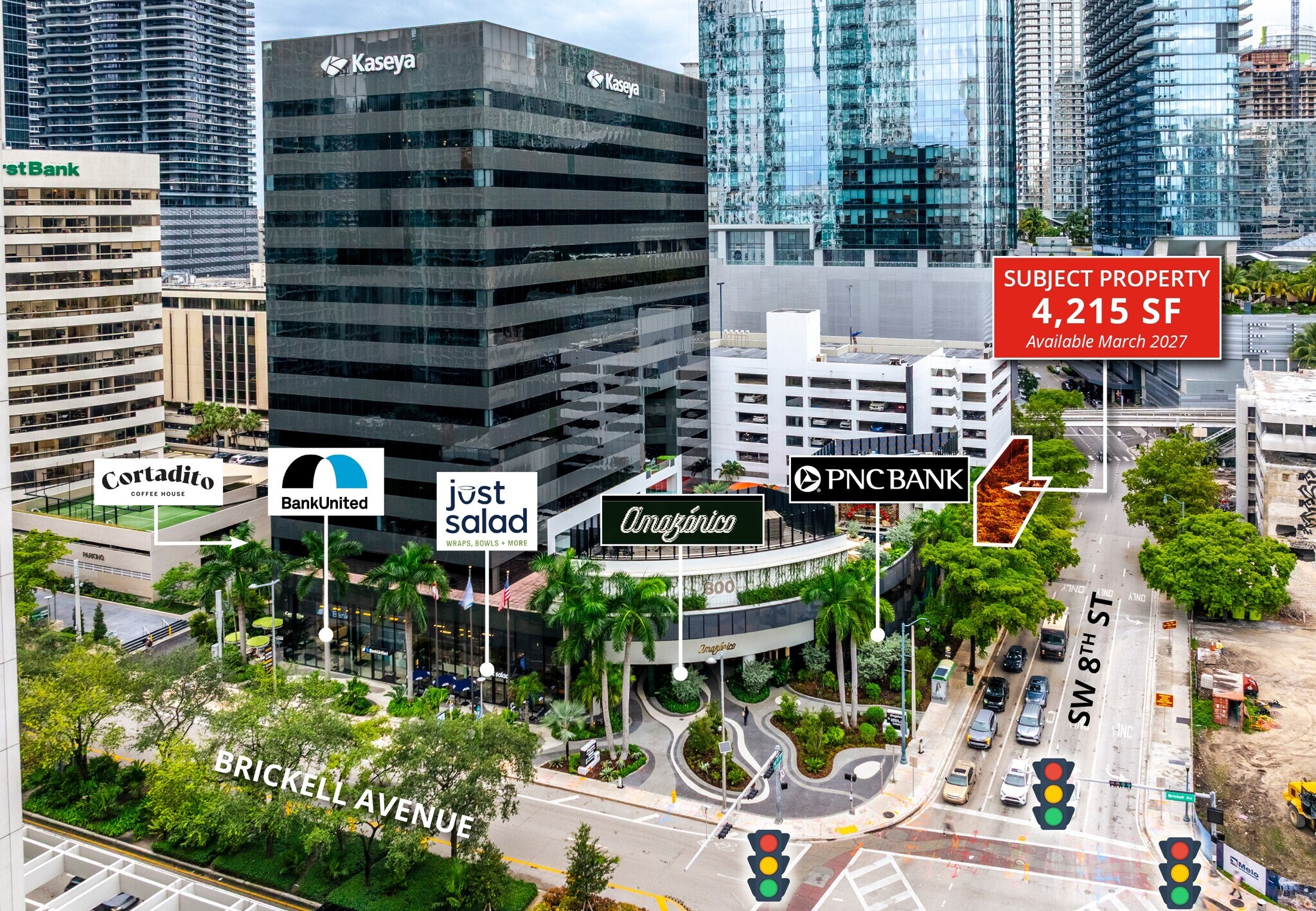 800 Brickell Ave, Miami, FL for Rent