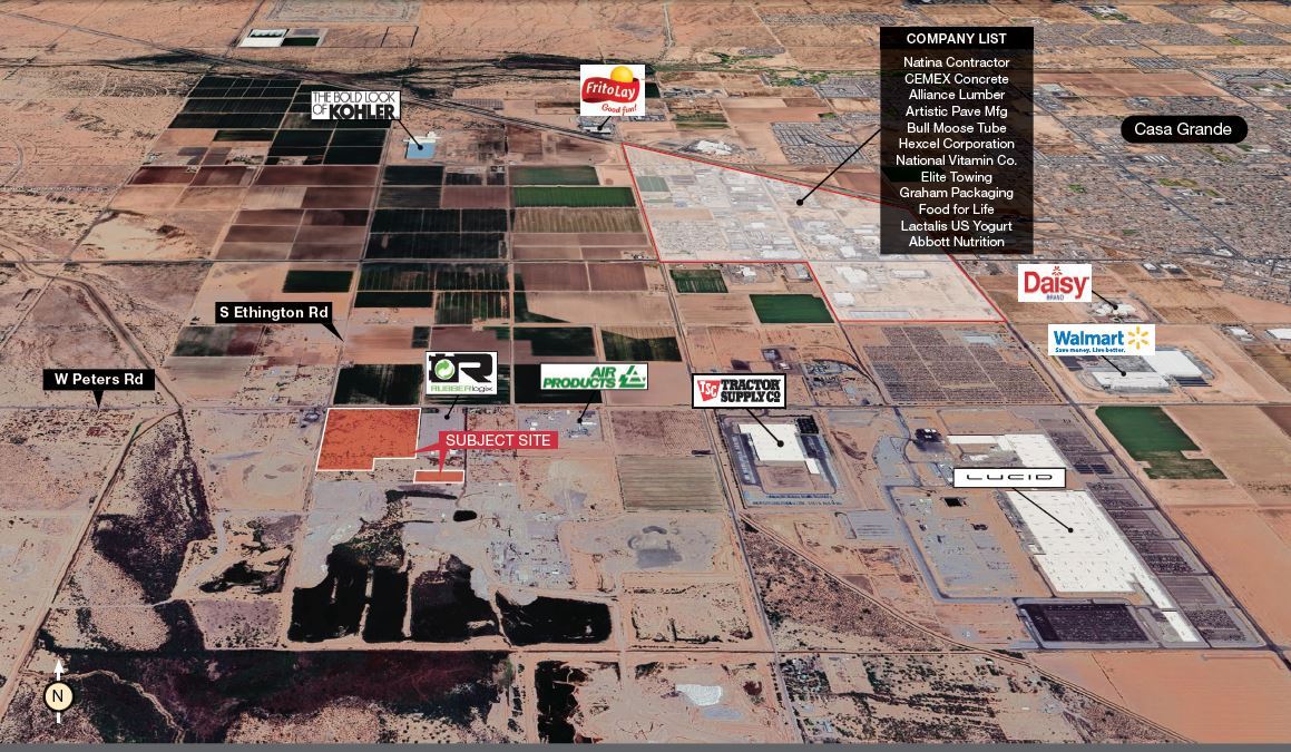 15 Acres W Peters Rd, Casa Grande, AZ for Sale