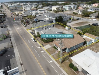 Kure Beach, NC Commercial - 109-113 117 Fort Fisher Blvd N, Kure Beach