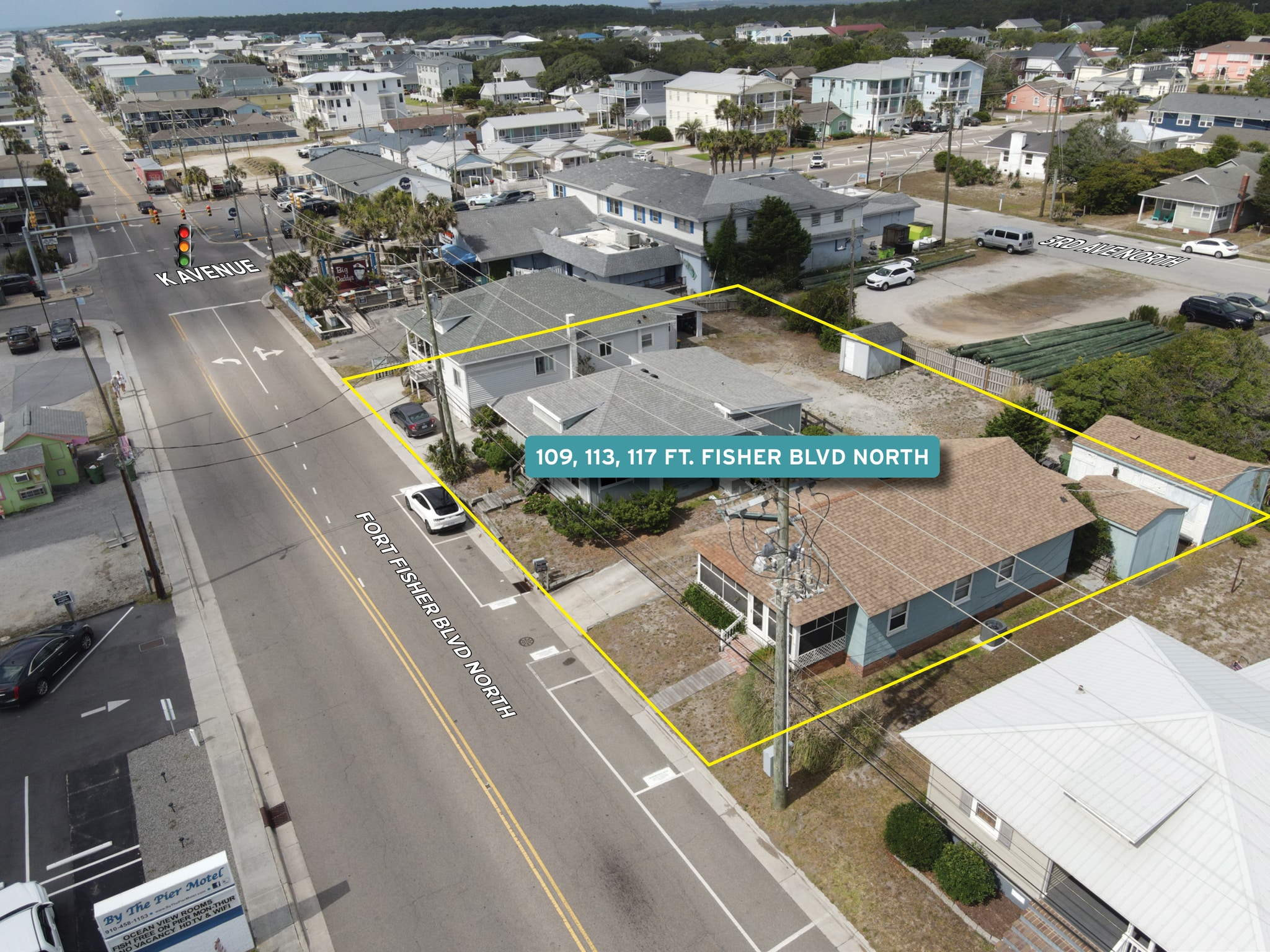 109-113 117 Fort Fisher Blvd N, Kure Beach, Kure Beach, NC for Sale